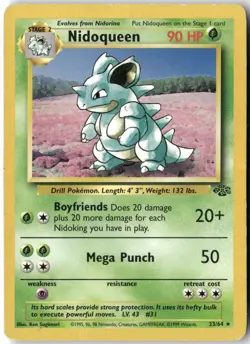 Nidoqueen (23), Pokemon Jungle Rare, 23/64 MP - Image 1