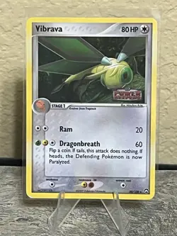 Vibrava Holo 40/108 2007 Pokemon TCG Power Keepers Stamped MP - Image 1
