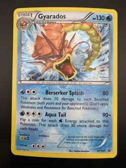 Gyarados XY109 Pokemon XY Black Star Promo Cosmos Holo 2016 - Image 3