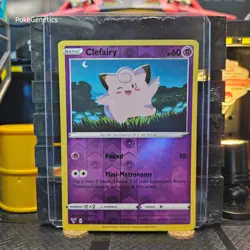 Clefairy Vivid Voltage Reverse Holo Pokemon TCG 063/185 Sword & Shield Common - Image 1