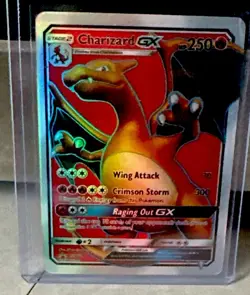 Pokemon Charizard GX SM60 Sun & Moon Full Art Holo Black Star Promo 2017 *MINT* - Image 1