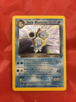 Dark Blastoise 20/82 1st Edition Non-Holo Pokemon Team Rocket - Image 1