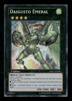 Daigusto Emeral #HA07-EN020 Yugioh 1st Edition Secret Rare - Image 1