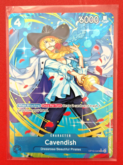 One Piece TCG OP-10 Royal Blood Cavendish #OP10-045 (Alt Art) Rare English - Image 2