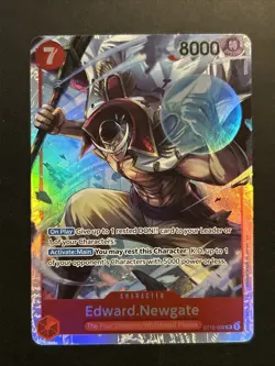 ST15-002 Edward Newgate PRB-02 REPRINT SR Super Rare NM One Piece TCG English - Image 1