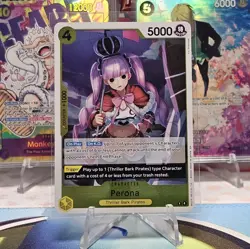 Perona OP14-111 R Foil The Azure Sea's Seven One Piece Card Game NM/M - Image 1