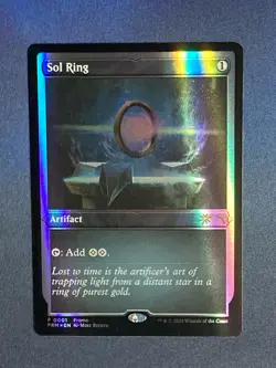 MTG Sol Ring Artifact FOIL Buy-A-Box Promos Magic the Gathering TCG Colorless - Image 1