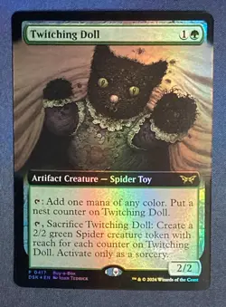 MTG Twitching Doll Extended Art Buy-A-Box Promos BABP Card Magic the Gathering - Image 1