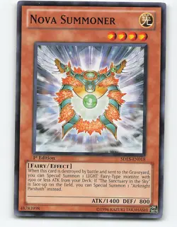 Nova Summoner #SDLS-EN018 1st Edition Yugioh Card - Image 1