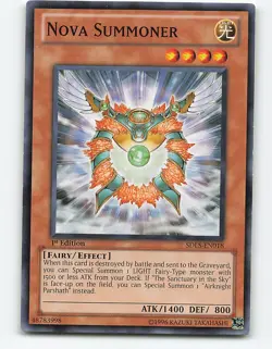 Nova Summoner #SDLS-EN018 1st Edition Yugioh Card - Image 1