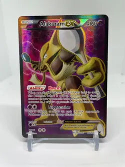 Alakazam EX 117/124 Fates Collide Ultra Rare Full Art Pokemon TCG Card (NM) - Image 1