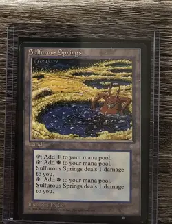 Sulfurous Springs Ice Age Regular NM MTG Magic the Gathering Card - Image 1