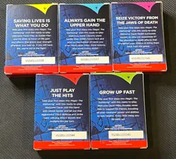 MTG x Spiderman Welcome Deck Empty Boxes Set of 5 Magic the Gathering NO CARDS - Image 2