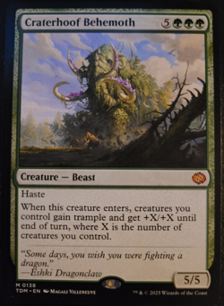 Craterhoof Behemoth Tarkir: Dragonstorm Regular - Image 1