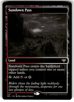 MTG Magic the Gathering Sundown Pass (533/633) Innistrad Double Feature NM - Image 1