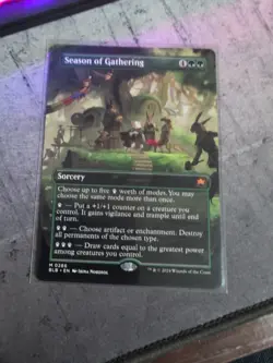 Season of Gathering (Borderless) Bloomburrow Regular - Image 1