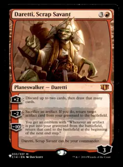 Daretti, Scrap Savant LP Light Play The List MTG [7445] - Image 1