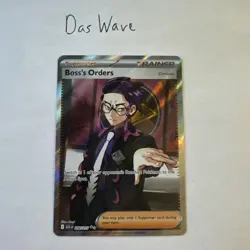 Boss’s Orders 256/217 Ultra Rare Full Art Pokemon TCG Ascended Heroes NM - Image 1