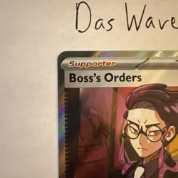 Boss’s Orders 256/217 Ultra Rare Full Art Pokemon TCG Ascended Heroes NM - Image 3