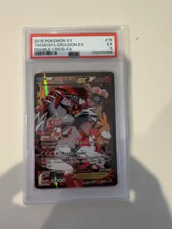 2015 Pokemon XY TM.MGM’S GROUDON EX DOUBLE CRISIS - FA | PSA 5 - Image 4