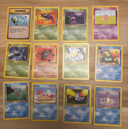 Pokemon TCG 12 Card Bundle Fossil Lightly played Condition Non Holo - Image 1