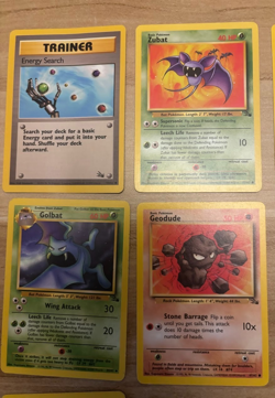 Pokemon TCG 12 Card Bundle Fossil Lightly played Condition Non Holo - Image 2