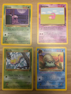 Pokemon TCG 12 Card Bundle Fossil Lightly played Condition Non Holo - Image 4
