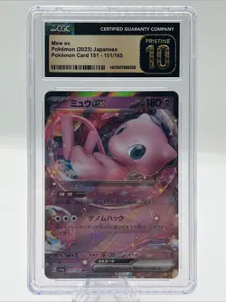 Pokemon Mew EX #151 Japanese CGC Pristine 10 - Image 1