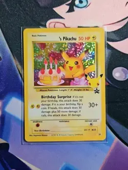 Birthday Pikachu Holo 24 Celebrations Classic Collection Pokemon 2021 NM - Image 1