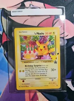 Birthday Pikachu Holo 24 Celebrations Classic Collection Pokemon 2021 NM - Image 3