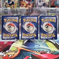 Pokemon Base Set Bulbasaur 44/102, Squirtle 63/102, Charmander 46/102, NM - Image 2