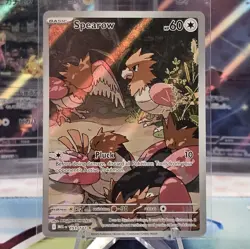 Spearow 151/132 Illustration Rare Holo Pokemon Me01: Mega Evolution NM/M - Image 1