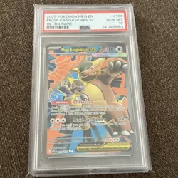 2025 Pokemon Mega Evolutions Mega Kangaskhan ex Ultra Rare #164 PSA 10 - Image 1