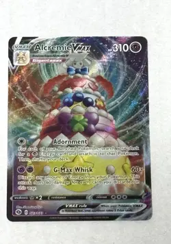 Pokemon Champions Path Alcremie VMAX 023/073 Holo - Image 1
