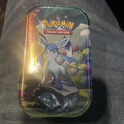 Pokemon TCG: Scarlet & Violet - Prismatic Evolutions Mini Tin Glaceon - Image 1