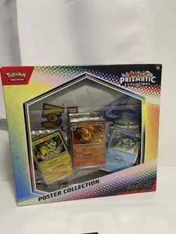 Pokemon TCG Scarlet & Violet Prismatic Evolutions Poster Collection Box NEW - Image 1
