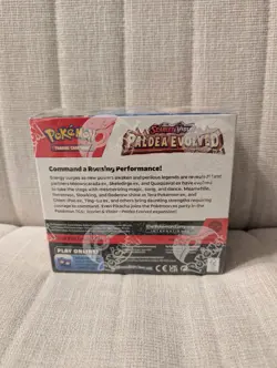 Pokemon TCG Paldea Evolved Booster Box Sealed - Image 2