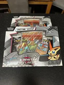 Pokemon TCG Victini Illustration Collection Box Black Bolt & White Flare sealed - Image 1