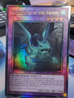 YuGiOh! Mudragon of the Swamp RA01-EN028 Ultimate Rare 1st Ed - Image 1