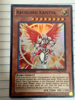 YUGIOH- Archlord Kristya - CT08-EN010 - Super Rare - Limited Edition - Image 1