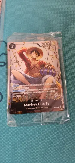 Monkey.D.Luffy (Tin Pack Set Vol. 2) P-075 One Piece Promotion Cards Foil X4 - Image 5