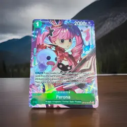 PERONA (OP12-034) SR super Rare ALT ART Legacy Master ONE PIECE holo foil card - Image 1