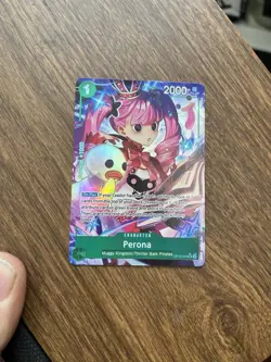 PERONA (OP12-034) SR super Rare ALT ART Legacy Master ONE PIECE holo foil card - Image 2