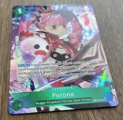 PERONA (OP12-034) SR super Rare ALT ART Legacy Master ONE PIECE holo foil card - Image 5