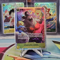Charlotte Linlin OP03-114 SR One Piece Foil Pillars of Strength Super Rare NM - Image 1