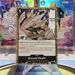 Ground Death OP14-096 R Foil The Azure Sea's Seven One Piece NM/M - Image 1