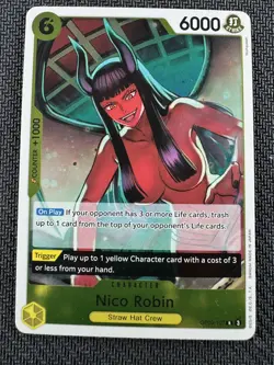 Nico Robin OP09-107 Emperors in the New World Foil Rare - One Piece - NM - Image 1
