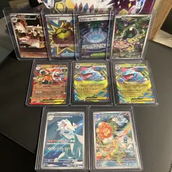 Bundle of Nine Japanese Pokemon TCG Cards - Image 1
