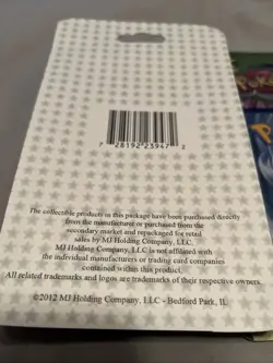 Set Of 2 15 Card + Promo Vintage Pack Unopened Sealed Pokemon Cards 2012 - Image 2