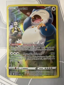 Pokemon Trainer Gallery Lot of 5 Cards-NM-Lost Origin- Snorlax - Image 2